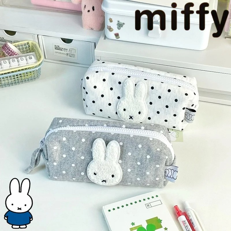 Pencil Case Large - Miffy-Kaninchen, niedliches, kreatives Cartoon-Muster, Schreibwaren für