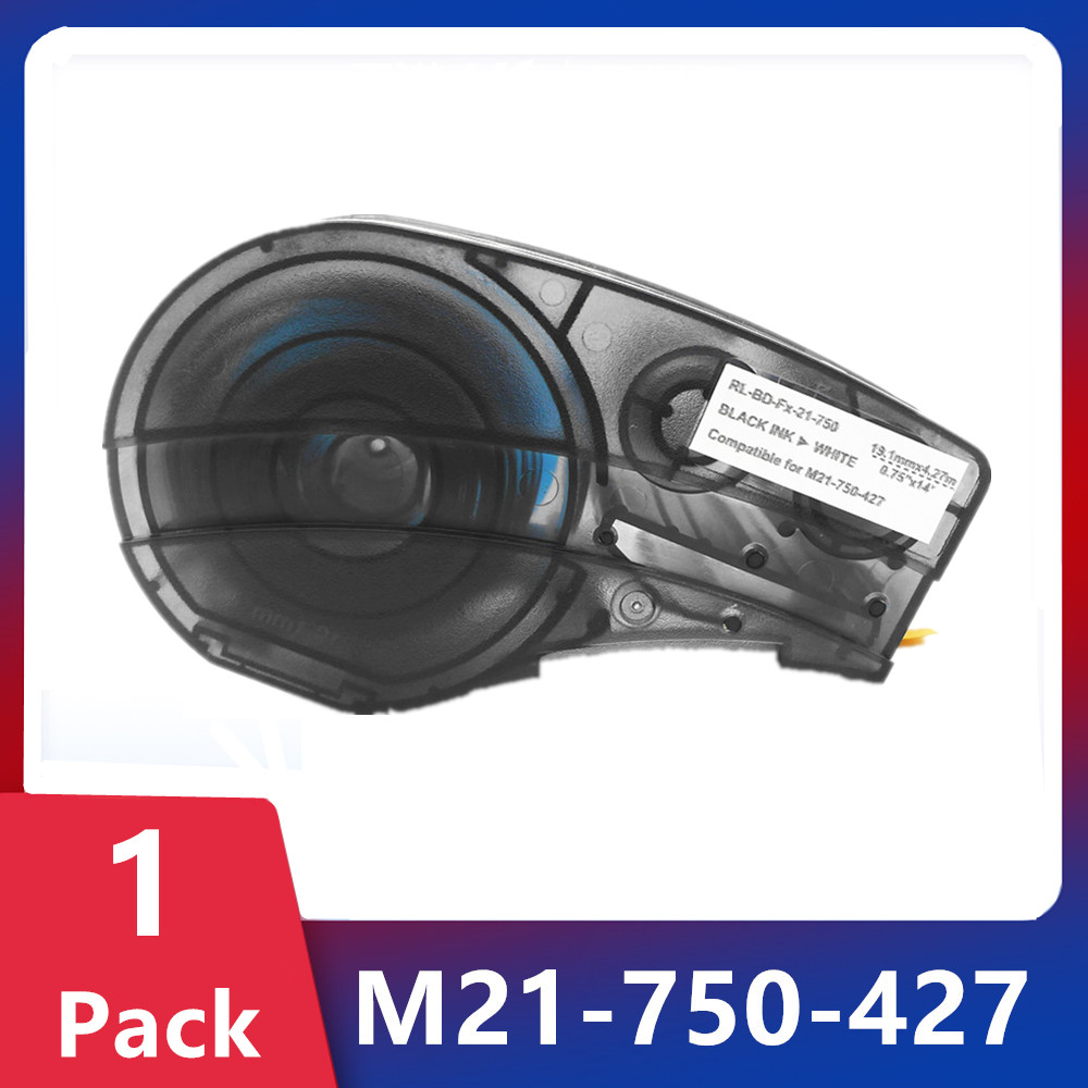 Label Printer Tape - 1 Stück M21-750-427 0,75 Zoll Etikettenkompatibel