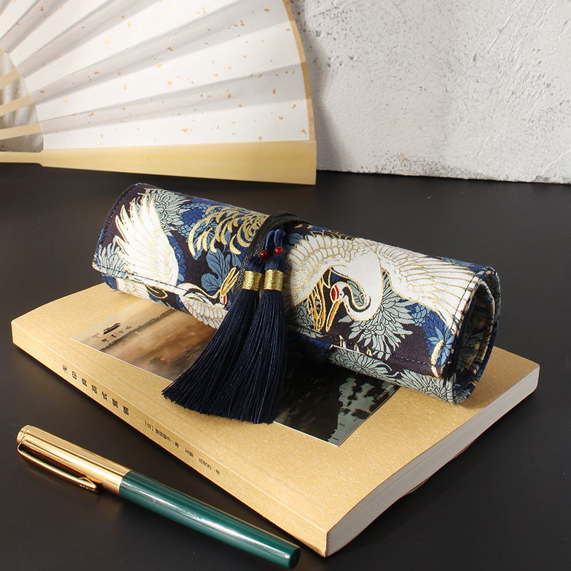 Pencil Case Large - Japanischer Retro-Stiftetui im chinesischen Stil mit