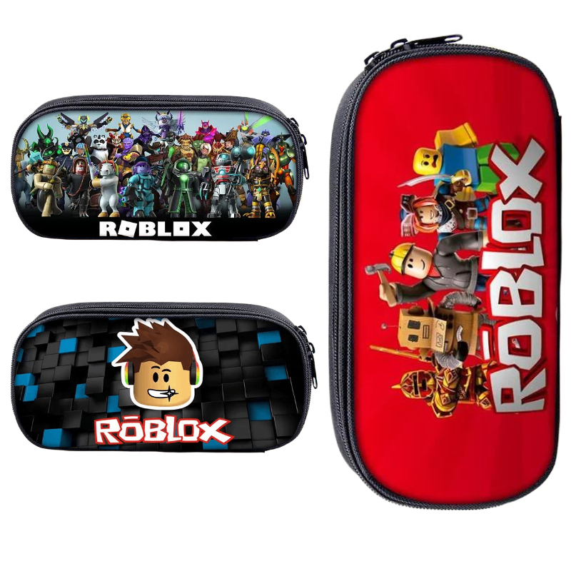 Pencil Case Large - Roblox-Spiel Großraumiger Stiftehalter, Cartoon-Schreibwarenbox, Stift-Aufbewahrungstasche, Geburtstagsgeschenk