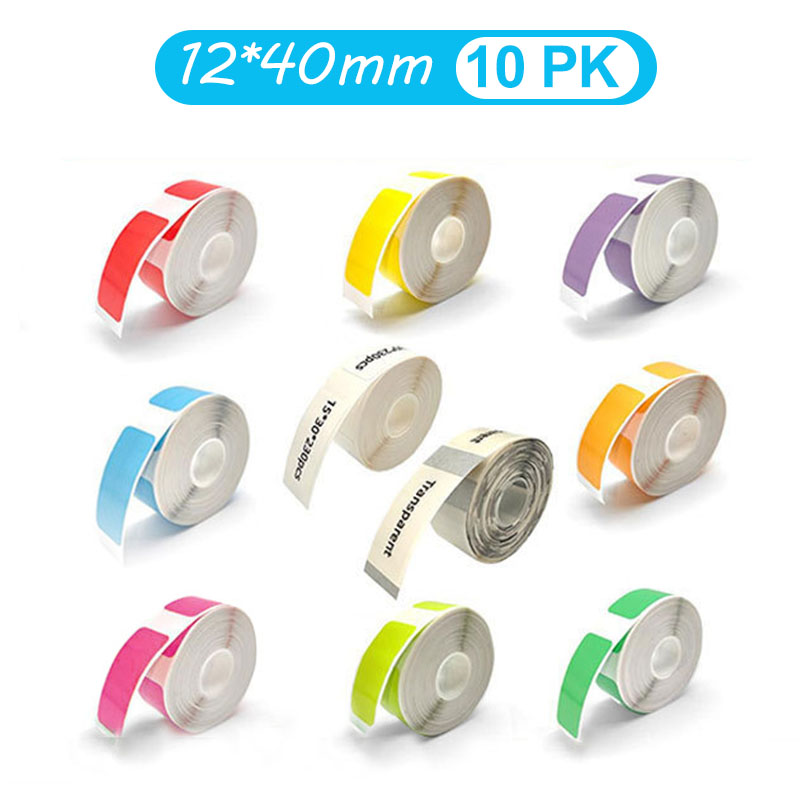 12*40mm farbige transparente T – Label Printer Tape Bewertung und Preis