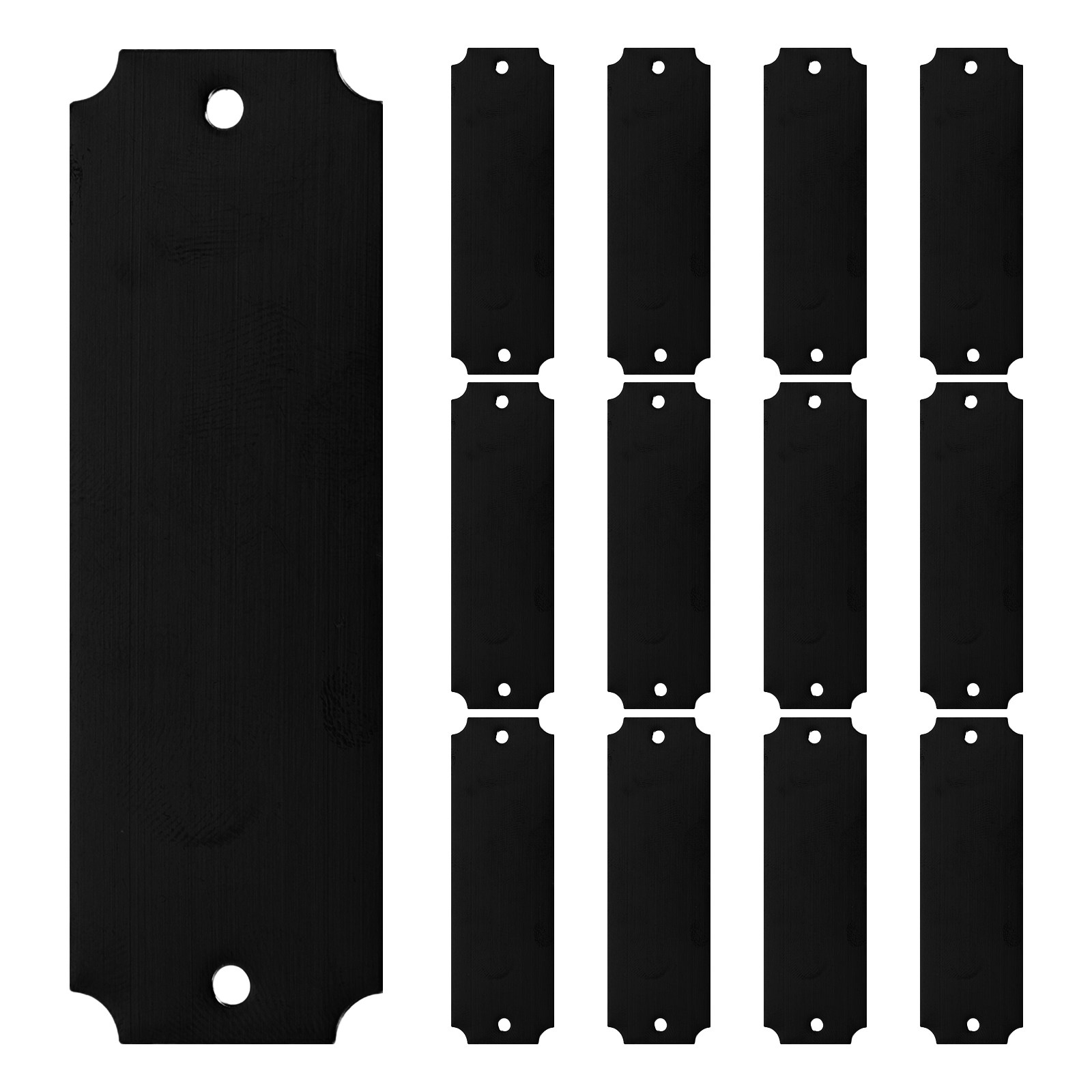 12 Stück Gravur-Leertags aus E – Desk Name Plate Bewertung und Preis