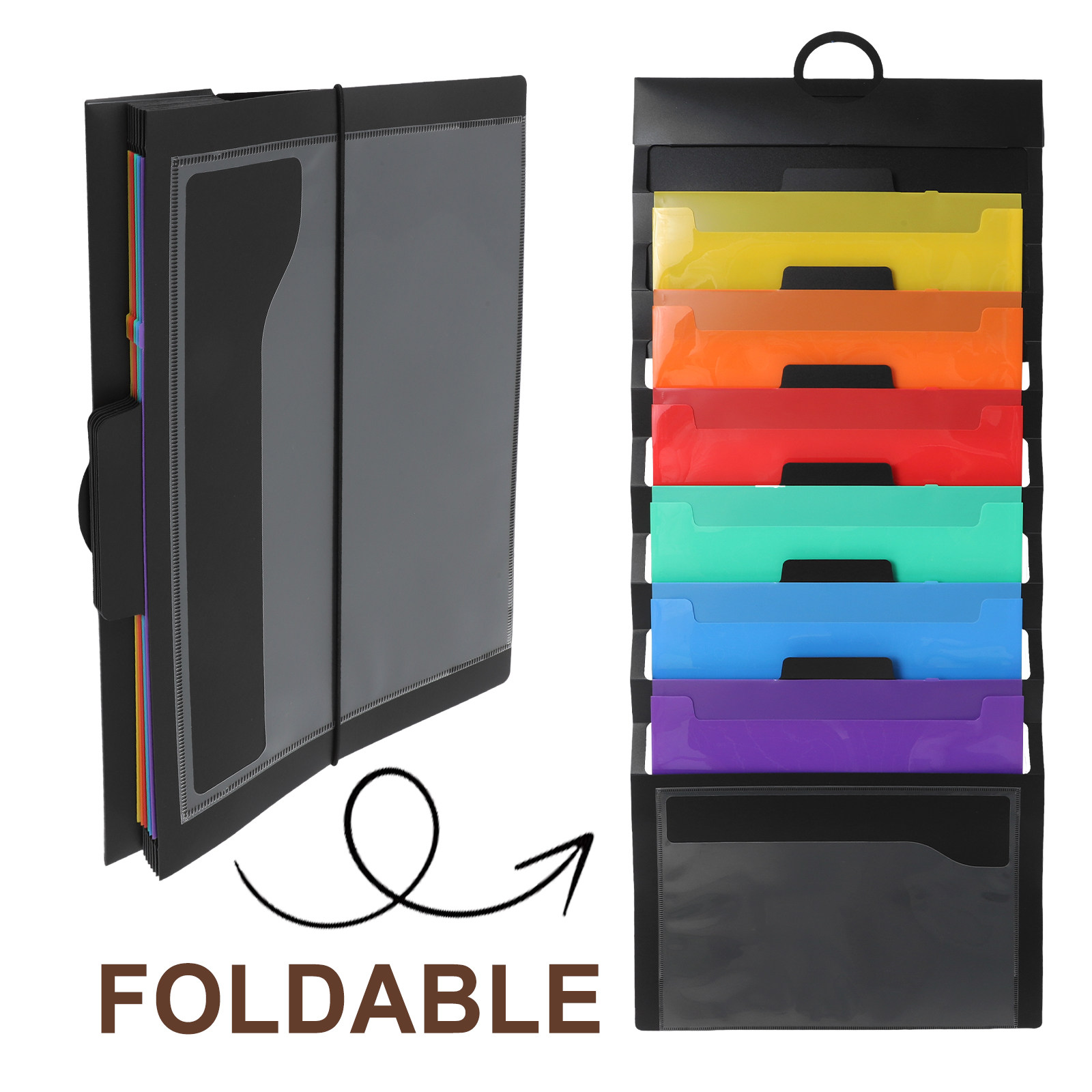 6-lagiger Akkordeon-Aktenordne – File Folder Hanging Bewertung und Preis